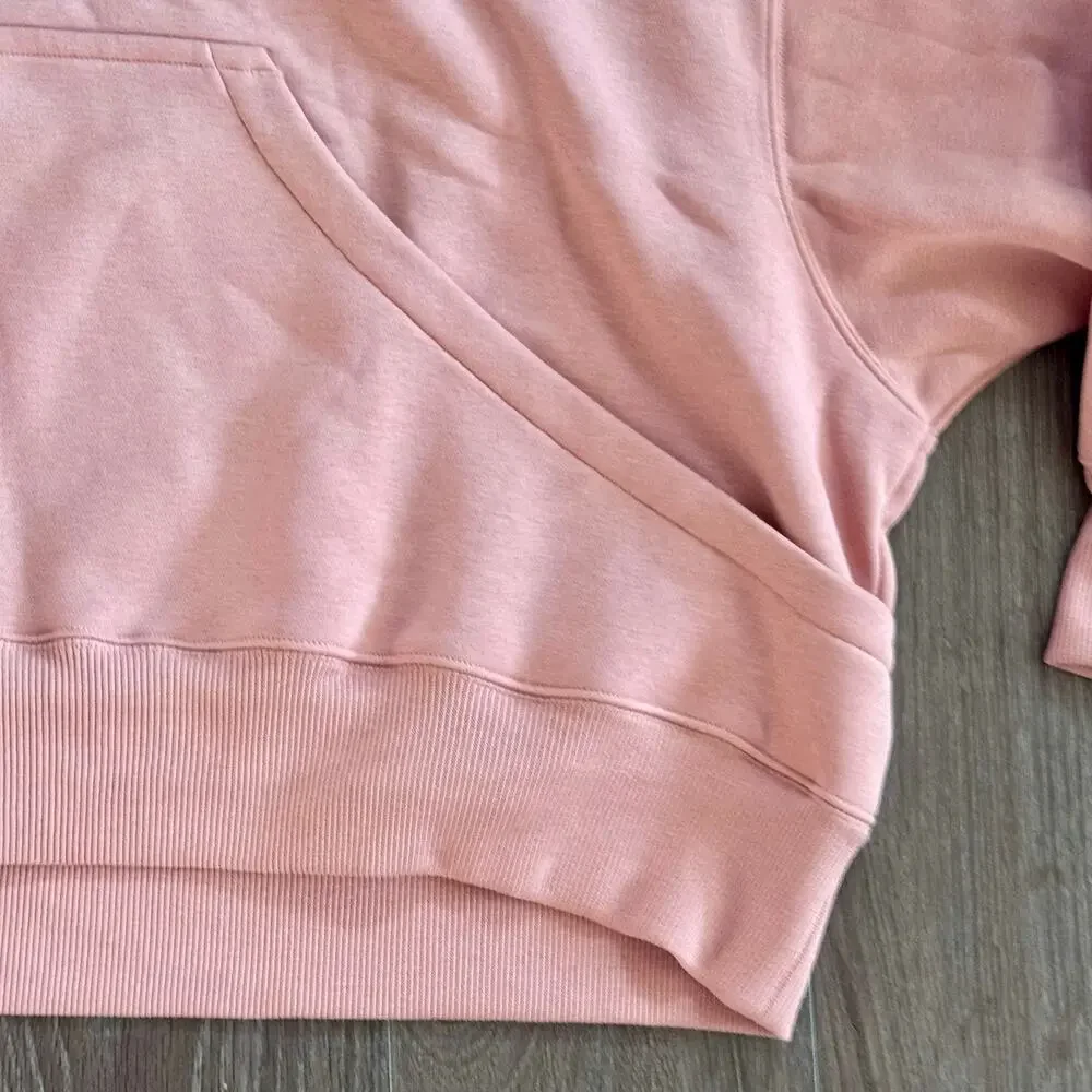 Nike Sportswear Phoenix Fleece Oversized Hoodie Sweatshirt Rose Blush Women XL